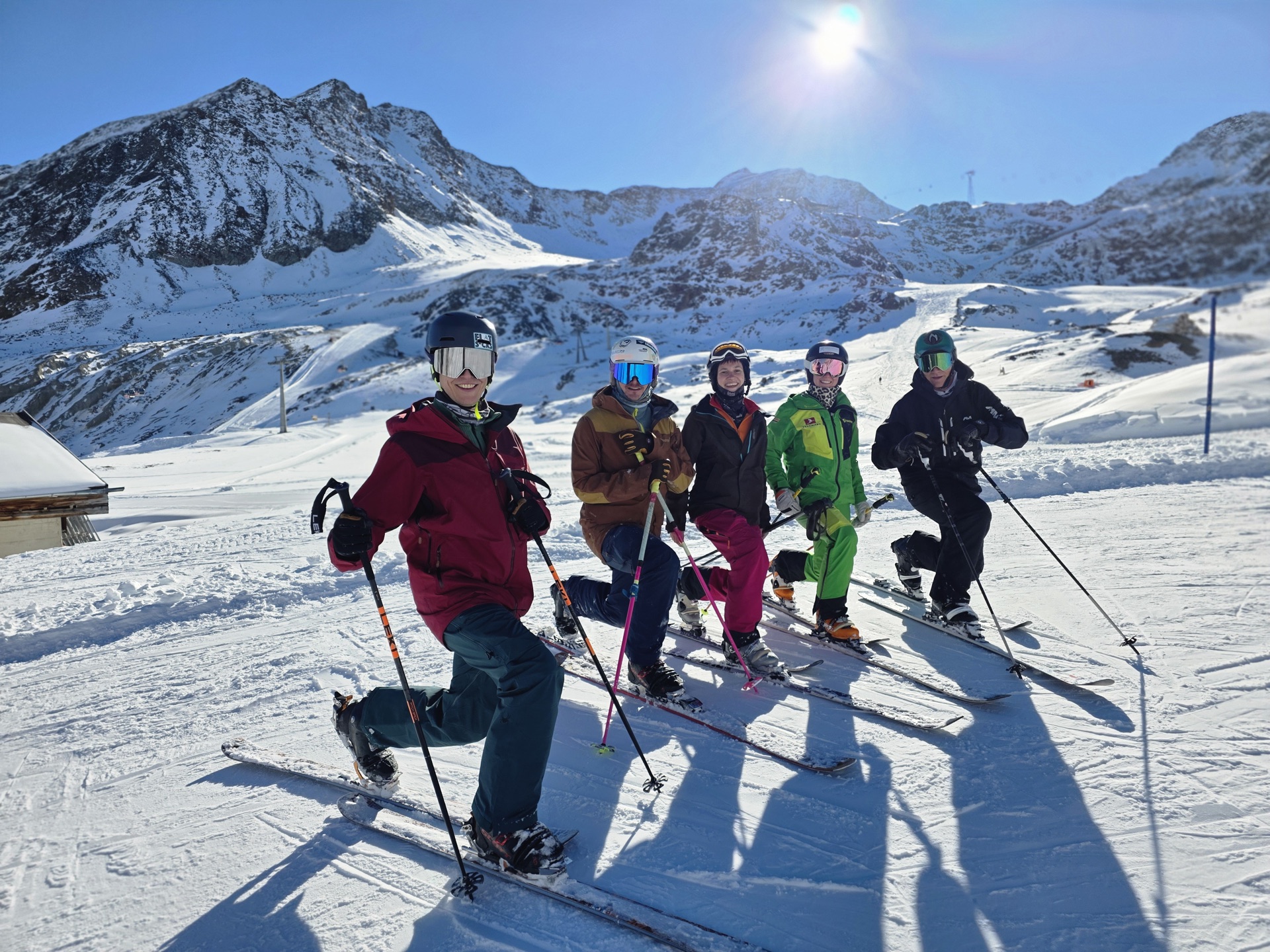 Telemark Drop-Knee in Aktion